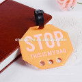 newest reflector custom rubber luggage tag